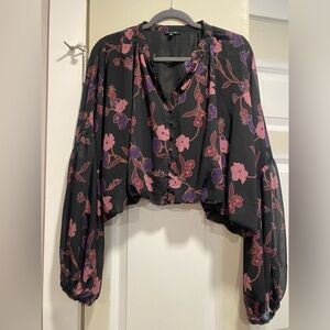 Floral Long Sleeve Blouse
